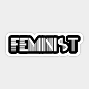 Feminist 10 - Classy, Minimal, Elegant Feminism Typography Sticker